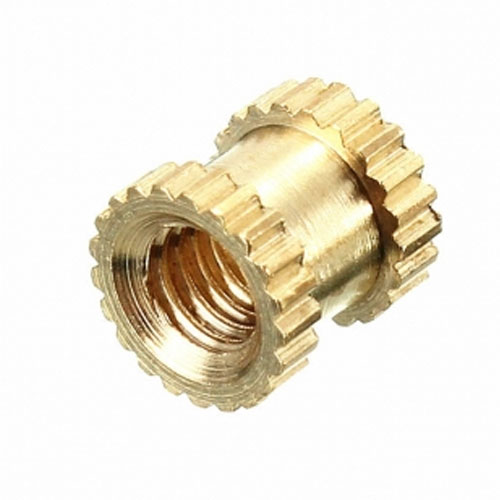 Tuercas de inserción de latón de mecanizado CNC