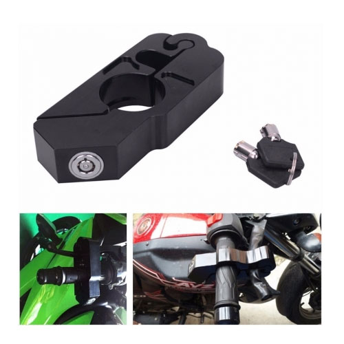 Cerradura antirrobo de manillar de motocicleta de color