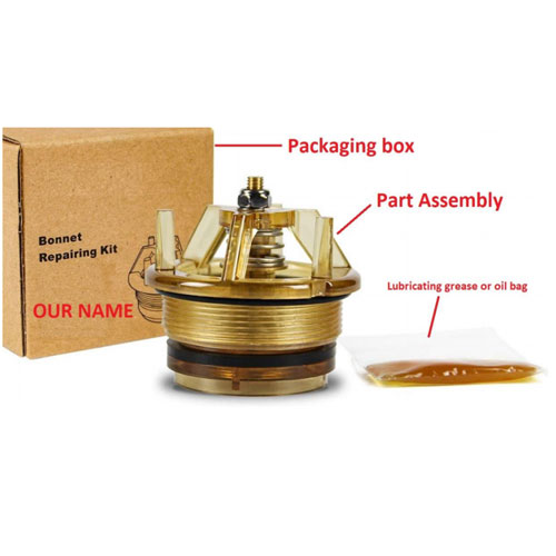 Kit de reparación de obturador de capó de cobre para válvula antirretorno 765