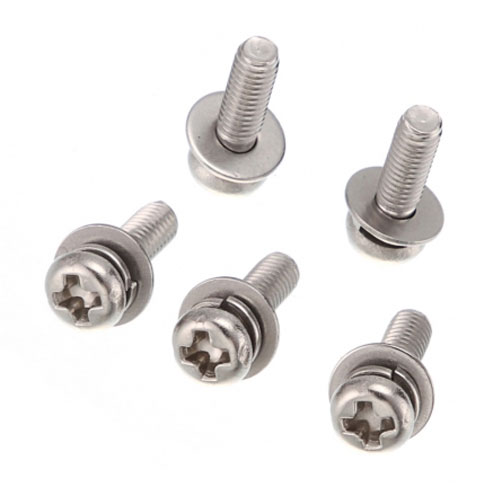 Tornillo combinado de cabeza plana cruzada
