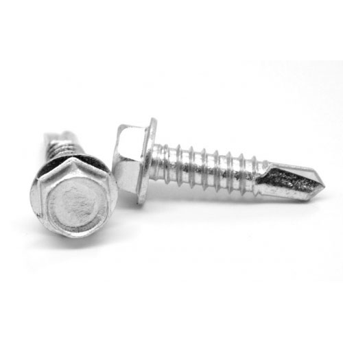 Tornillo de perforación de brida de protección de canalón