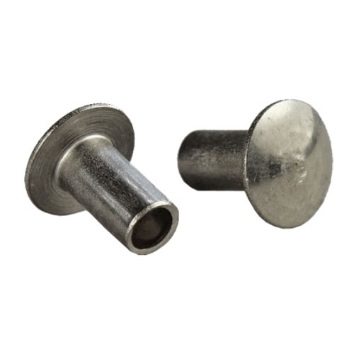 Remache hueco semitubular